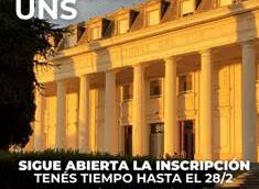 La inscripción vence el 28 de este mes para las    Becas de residencia UNS