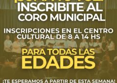 Sumá tu voz al Coro Municipal de Coronel Dorrego