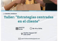 Se realizará el primer taller del Ciclo de Capacitaciones junto a la UPSO en Coronel Dorrego