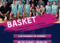 El equipo municipal de Coronel Dorrego de basquet «Las Dumbas» juegan como locales por el Torneo Regional Femenino