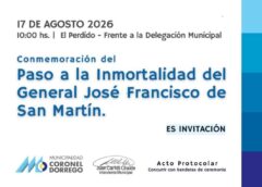 El Acto del 17 de Agosto será en El Perdido