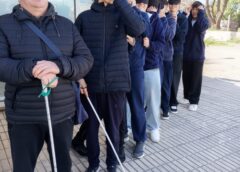 Estudiantes del Instituto San José de Coronel Dorrego participaron de una Caminata a Ciegas