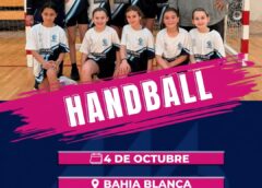 El handball femenino de Coronel  Dorrego disputará una nueva fecha en Bahía Blanca