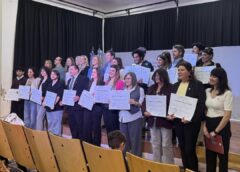 Juan  Carlos Chalde y la Rectora de la UPSO presidieron el Acto de entrega de diplomas en Coronel Dorrego